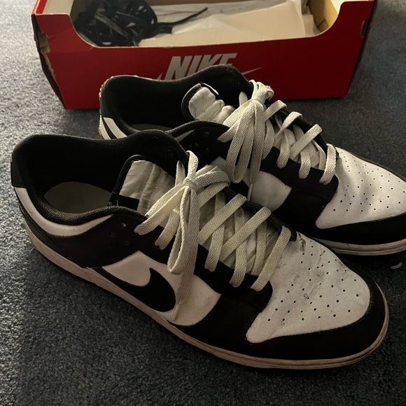 Nike Dunk Low Size 12 Black/White (pandas) - Picture 1 of 11